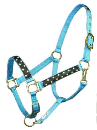 RM-HALTERTURQUOISEBROWNDOTS